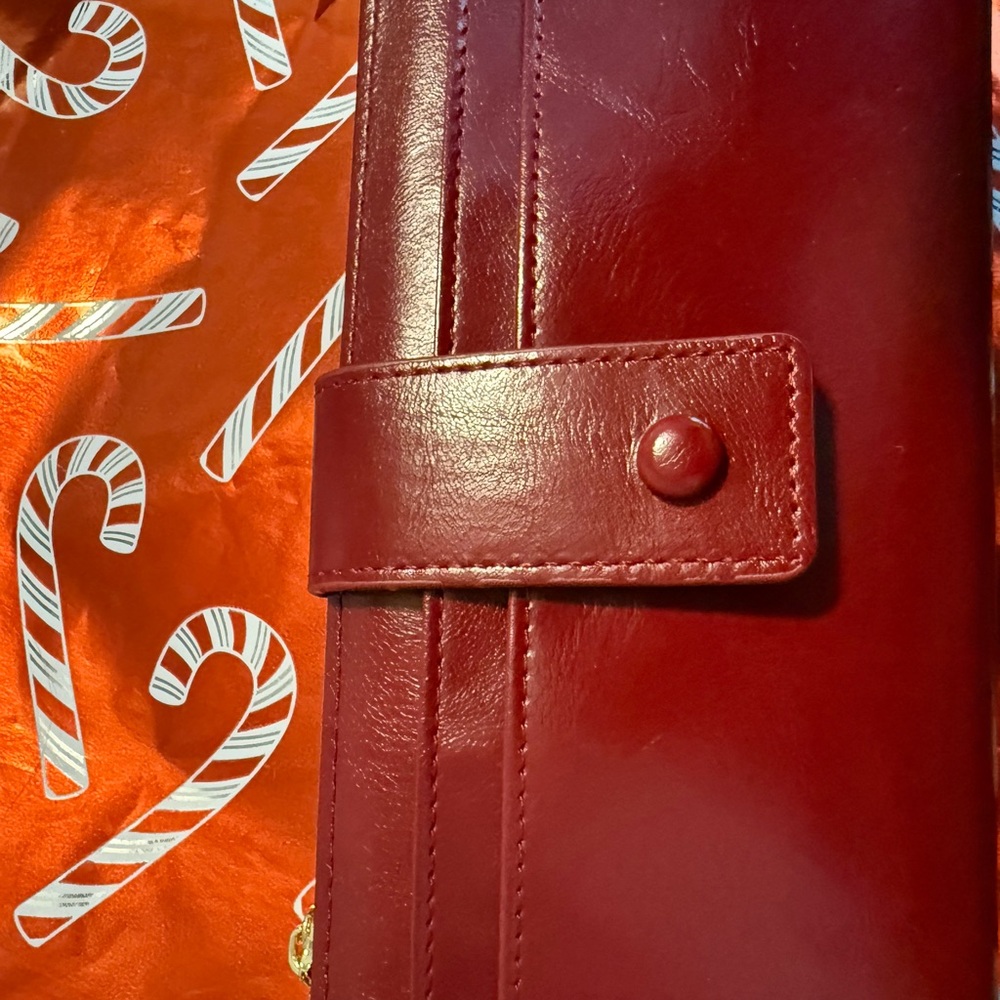 Red Leather Wallet